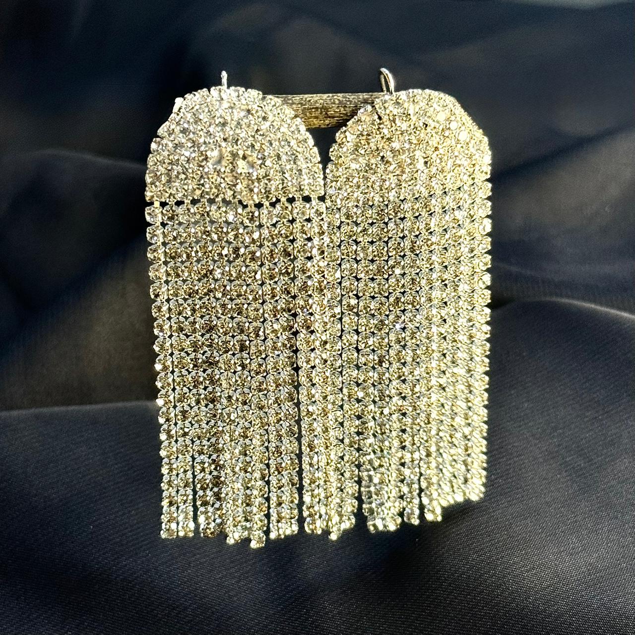 Crystal Cascade Fringe Earring