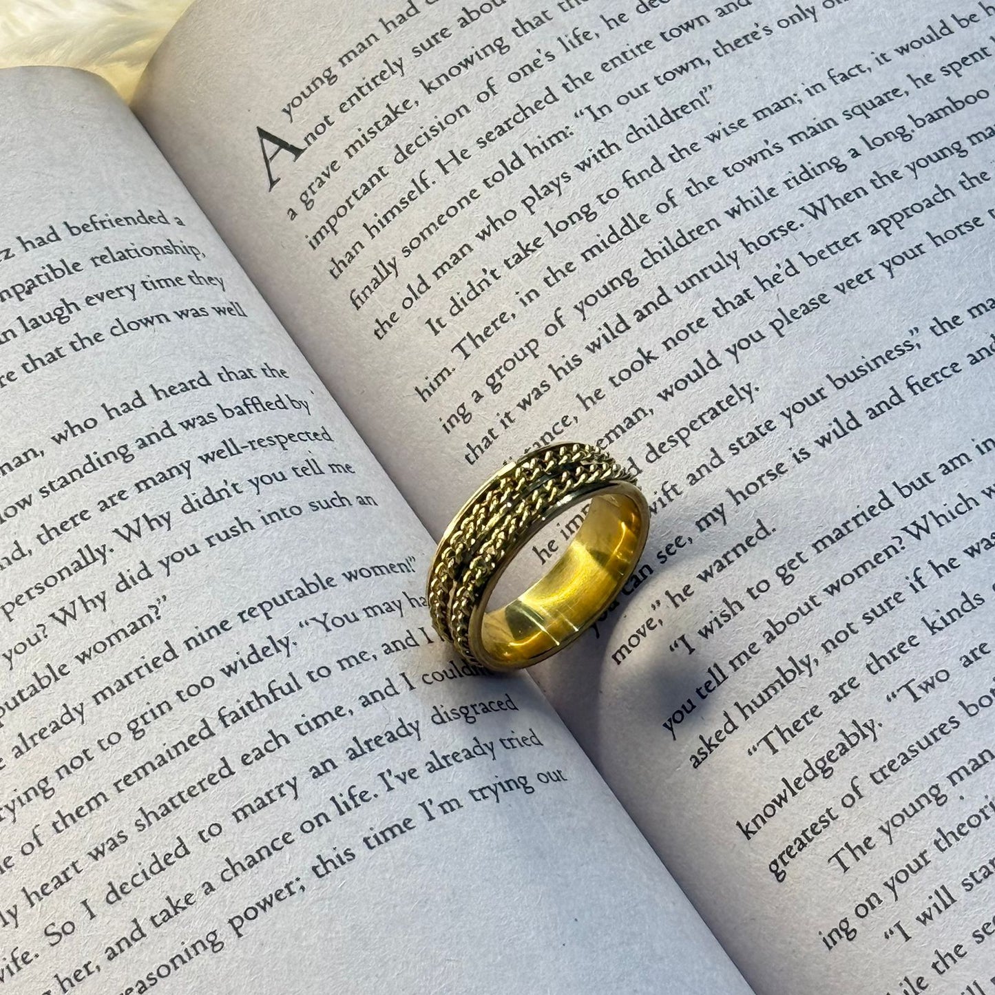 Golden Fidget Ring