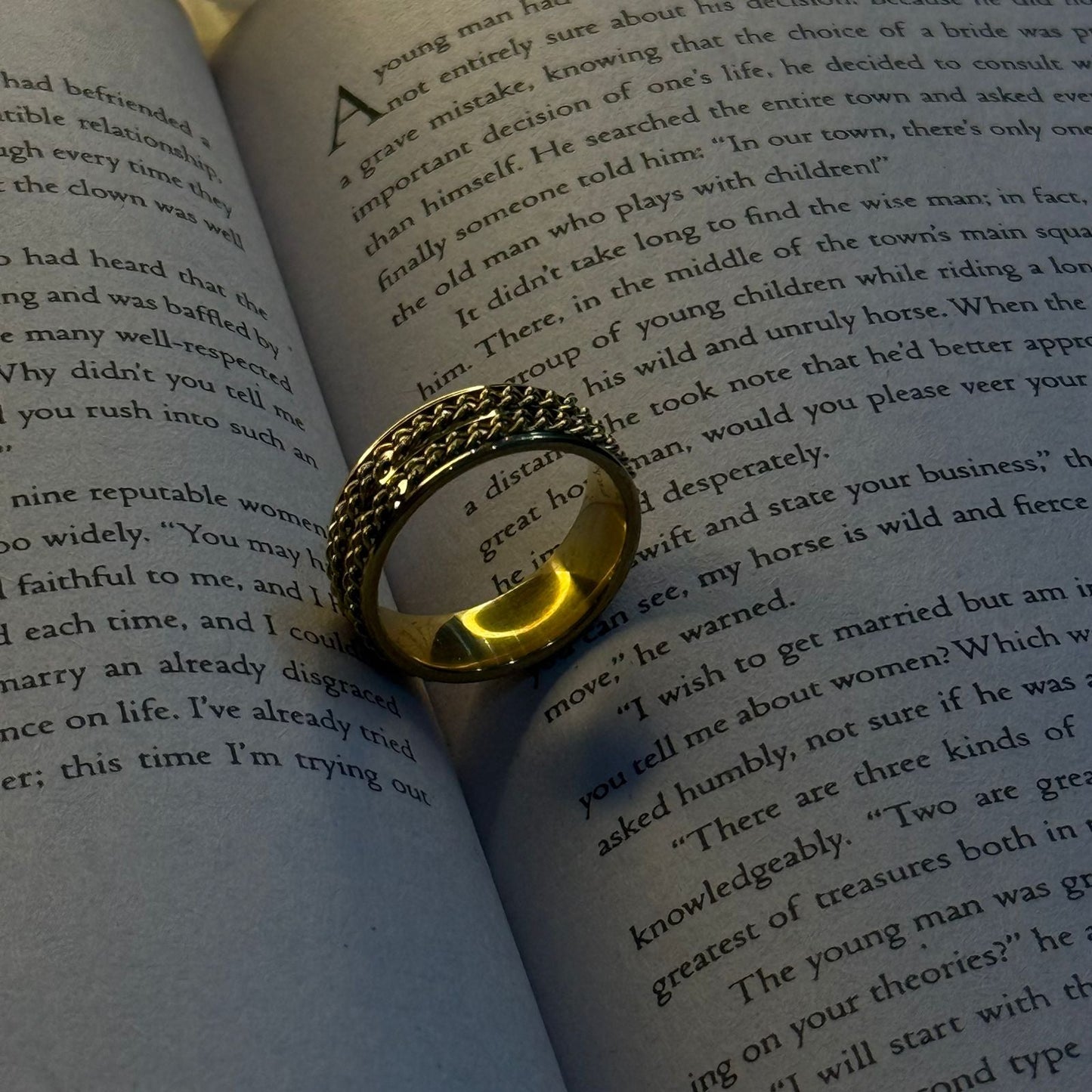 Golden Fidget Ring