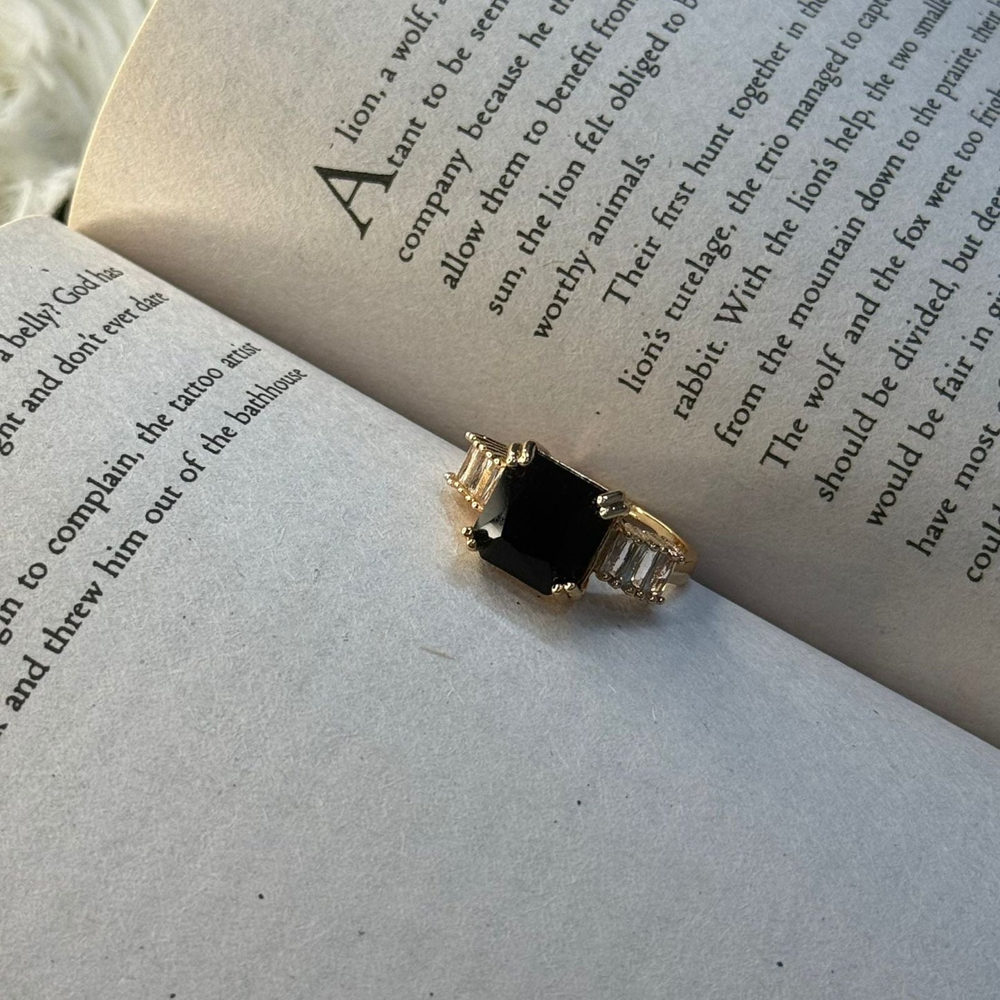 Square Shaped Ring