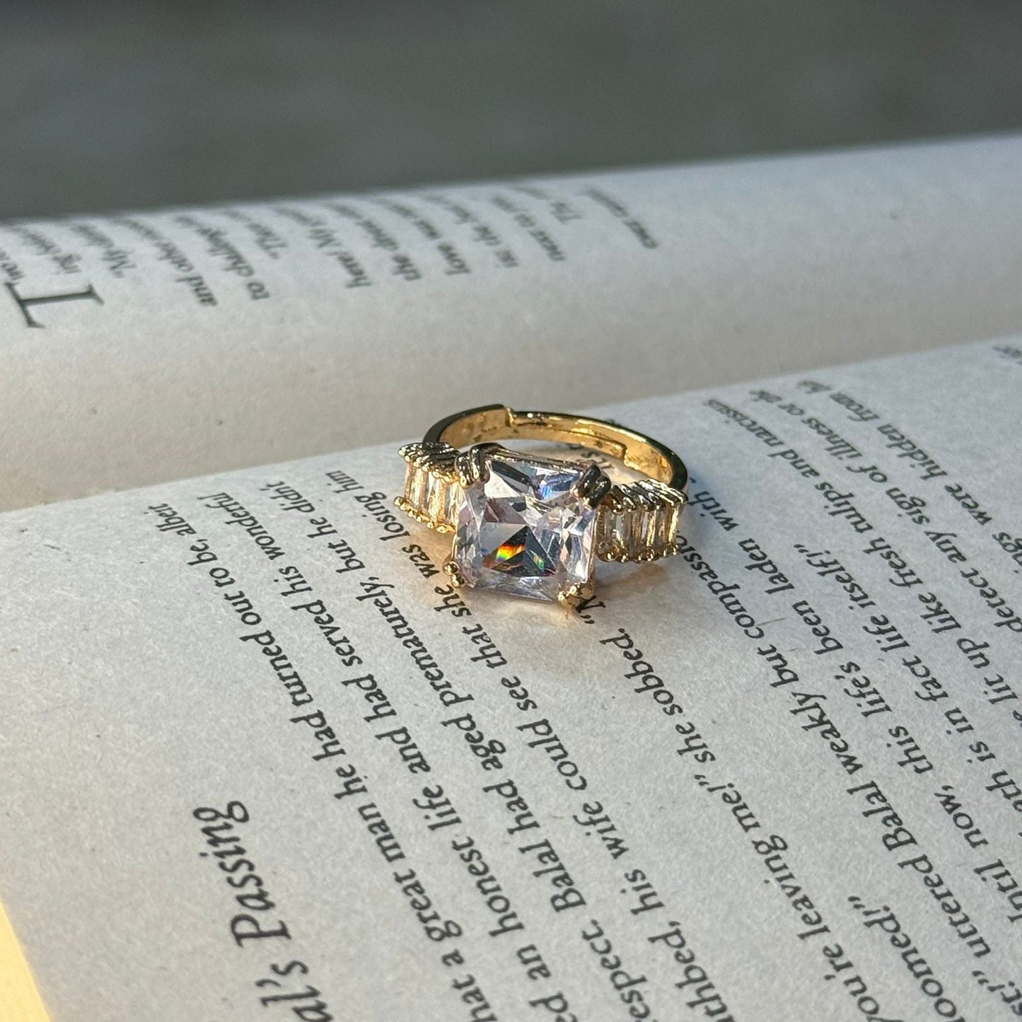 Square Shaped Ring