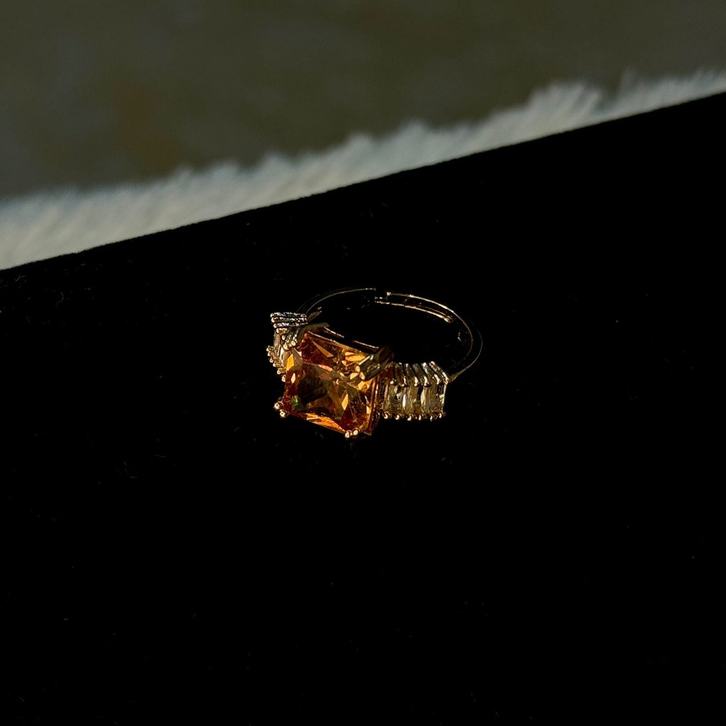 Square Shaped Ring