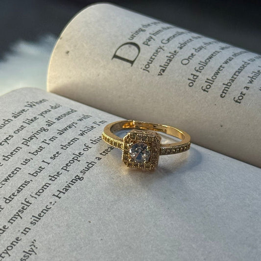 Cushion Cut Halo Ring
