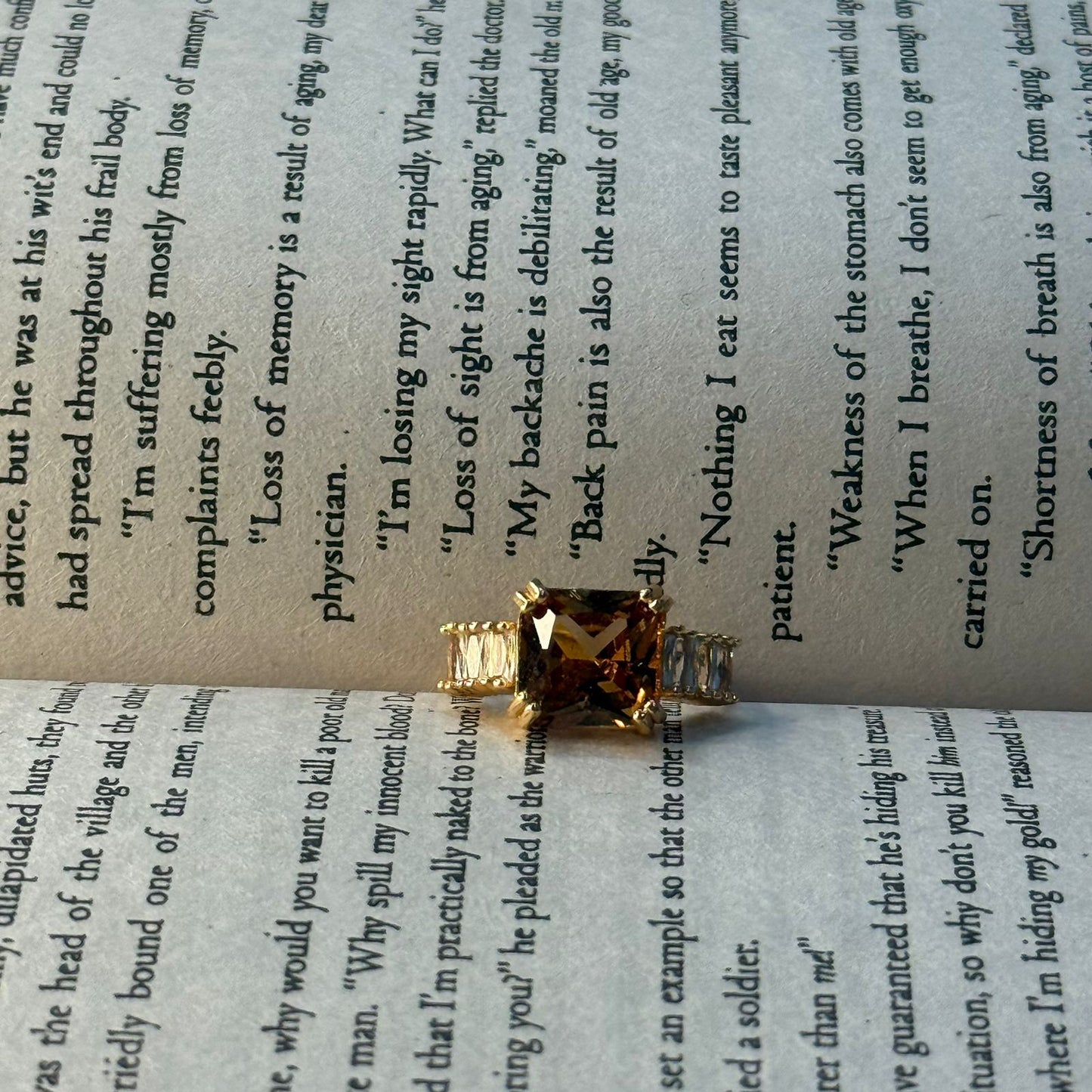 Square Shaped Ring