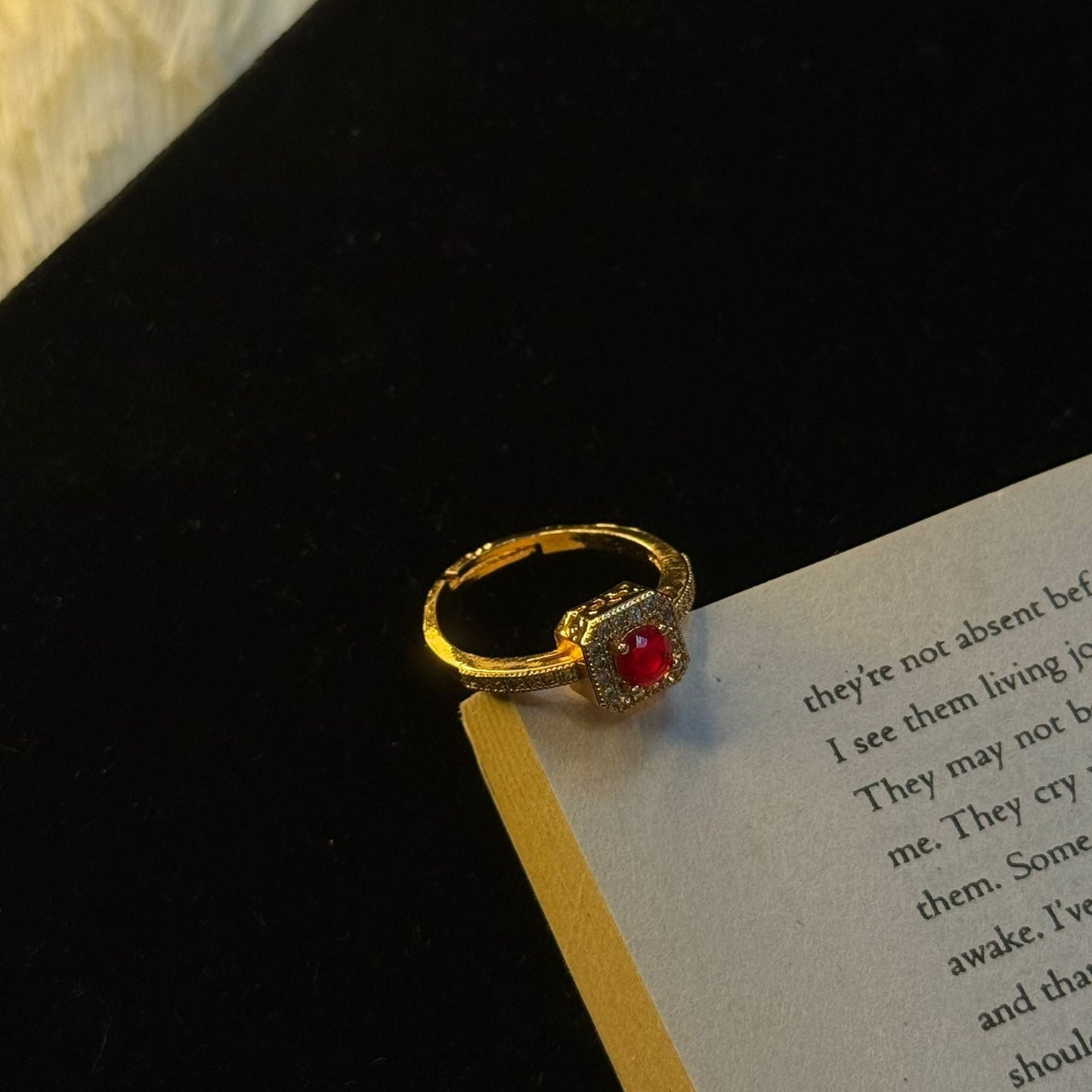 Cushion Cut Halo Ring