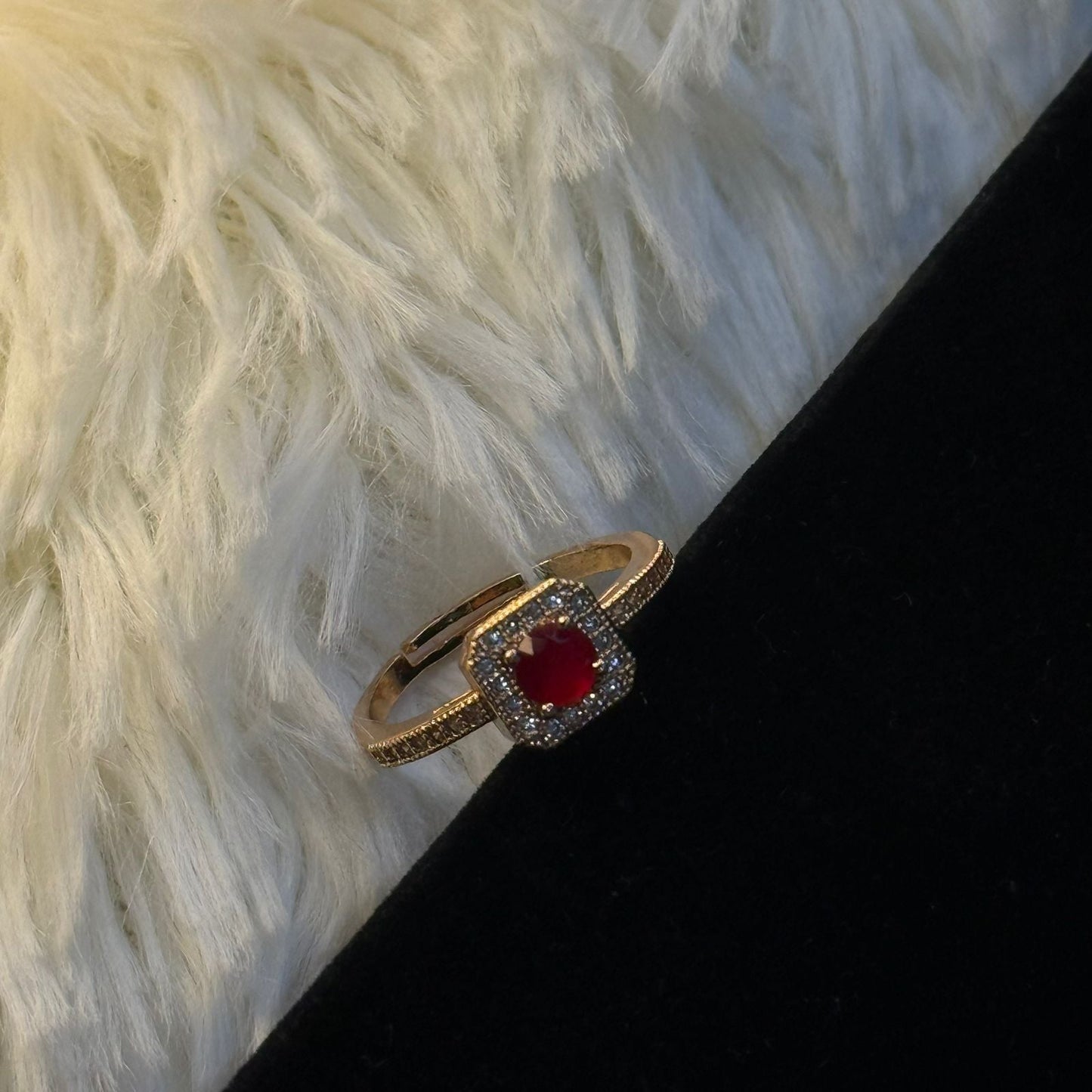Cushion Cut Halo Ring