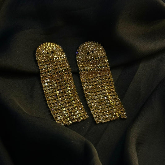 Crystal Cascade Fringe Earring