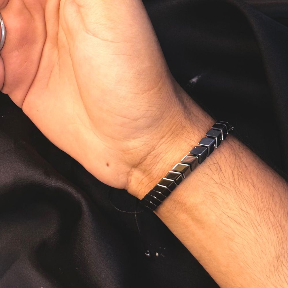 Arrow Hermitite Stone Bracelet Unisex