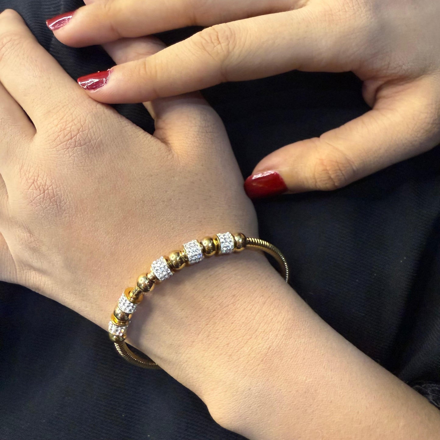 Golden Barrel Bracelet