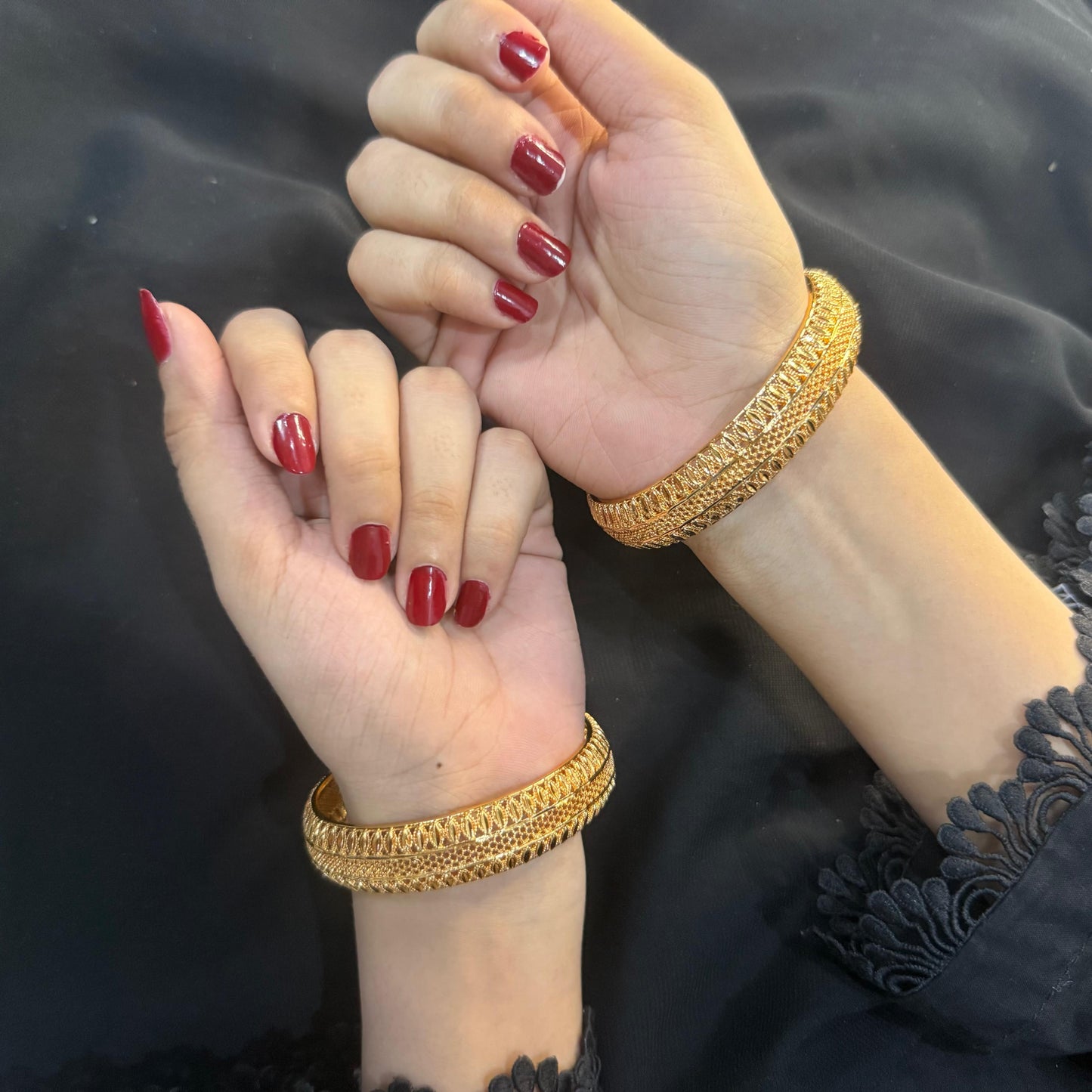 Steel Bangle Set