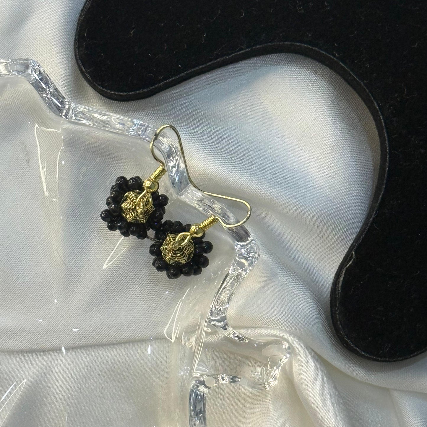 Bead Cluster Drop Earrings