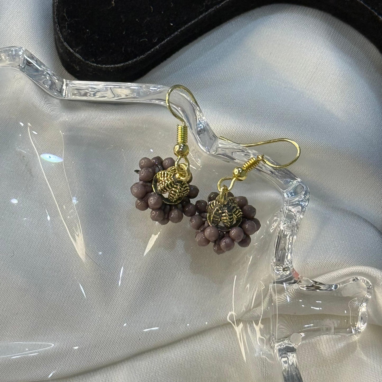 Bead Cluster Drop Earrings