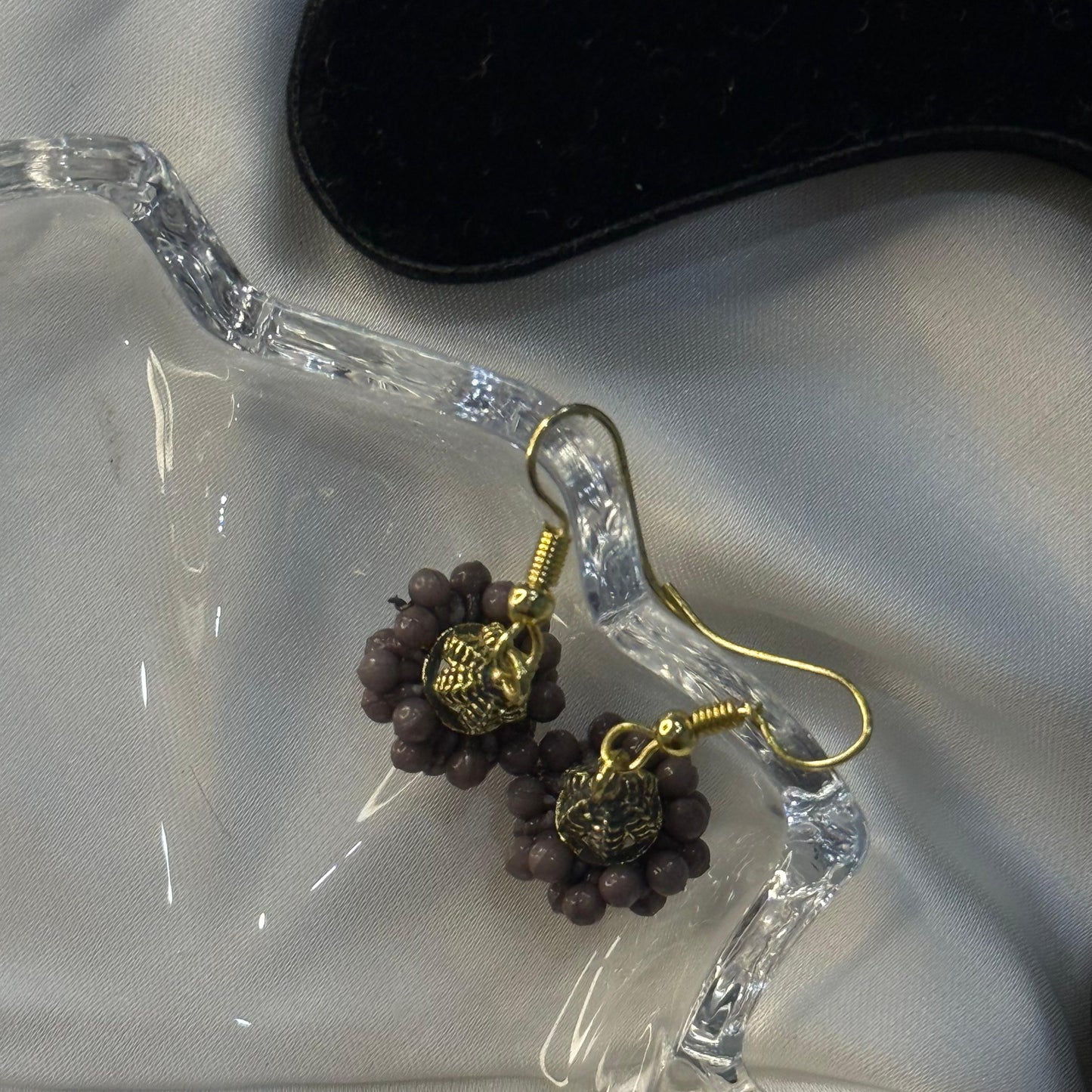 Bead Cluster Drop Earrings