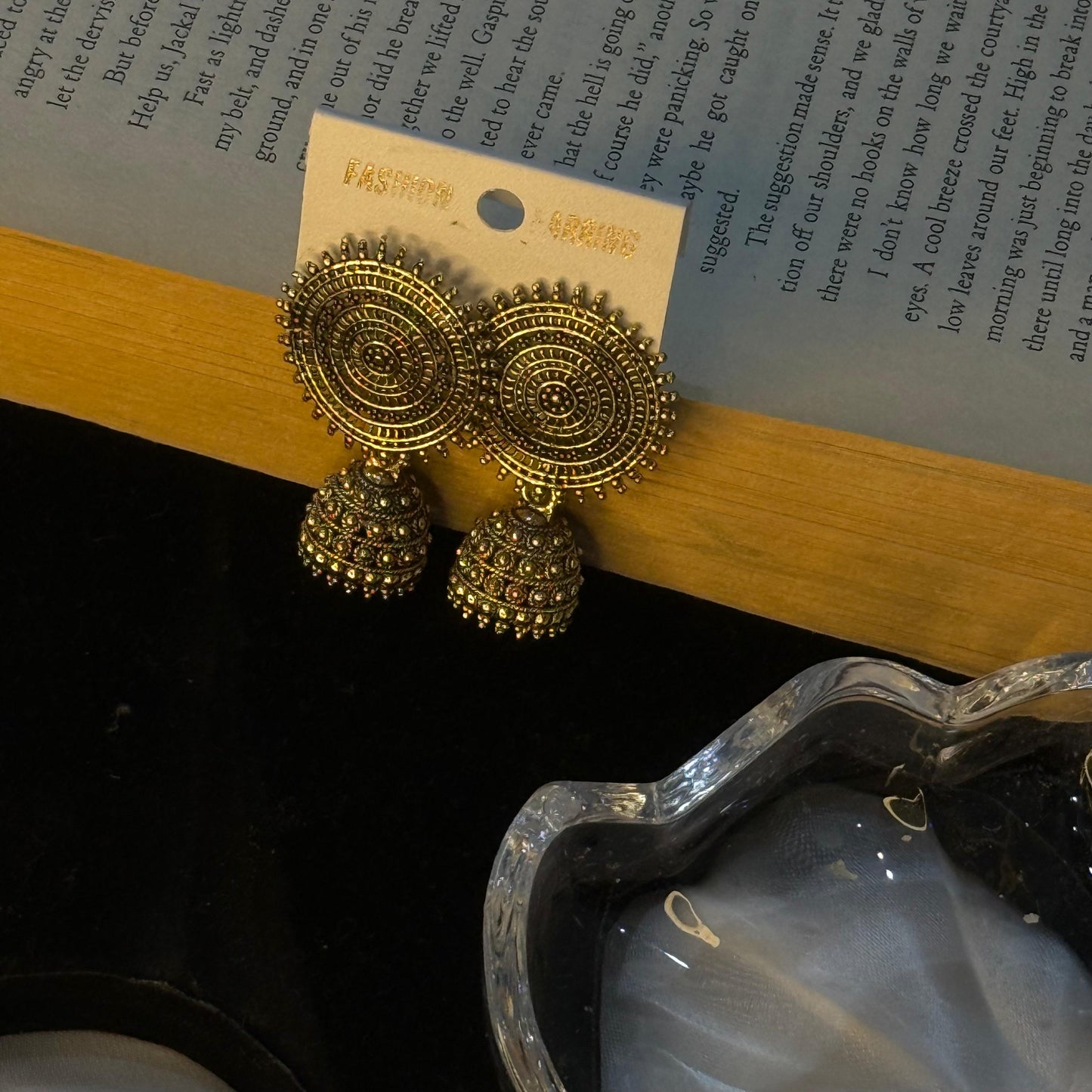 Antique Circle Dangler Jhumka